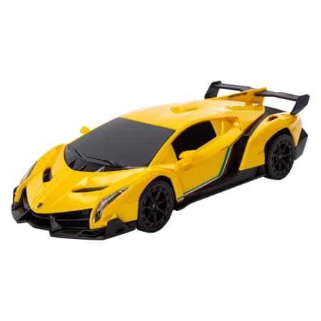 Voiture à friction sous licence Lamborghini® Veneno 1:24 - Jaune