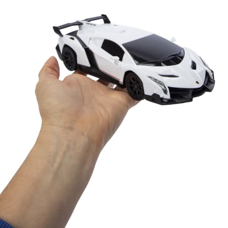 Voiture à friction sous licence Lamborghini® Veneno 1:24 - Blanc