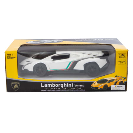 Voiture à friction sous licence Lamborghini® Veneno 1:24 - Blanc