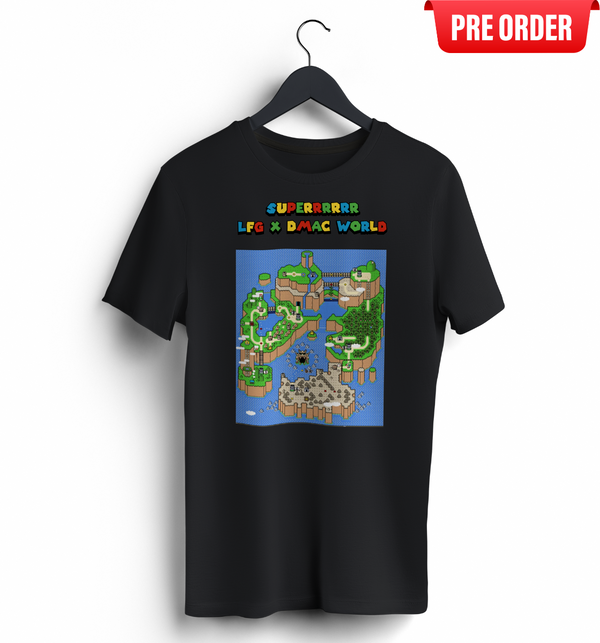 SUPERRRRRR DMAC World Graphic Tee: S1.1 DMAC GAMES